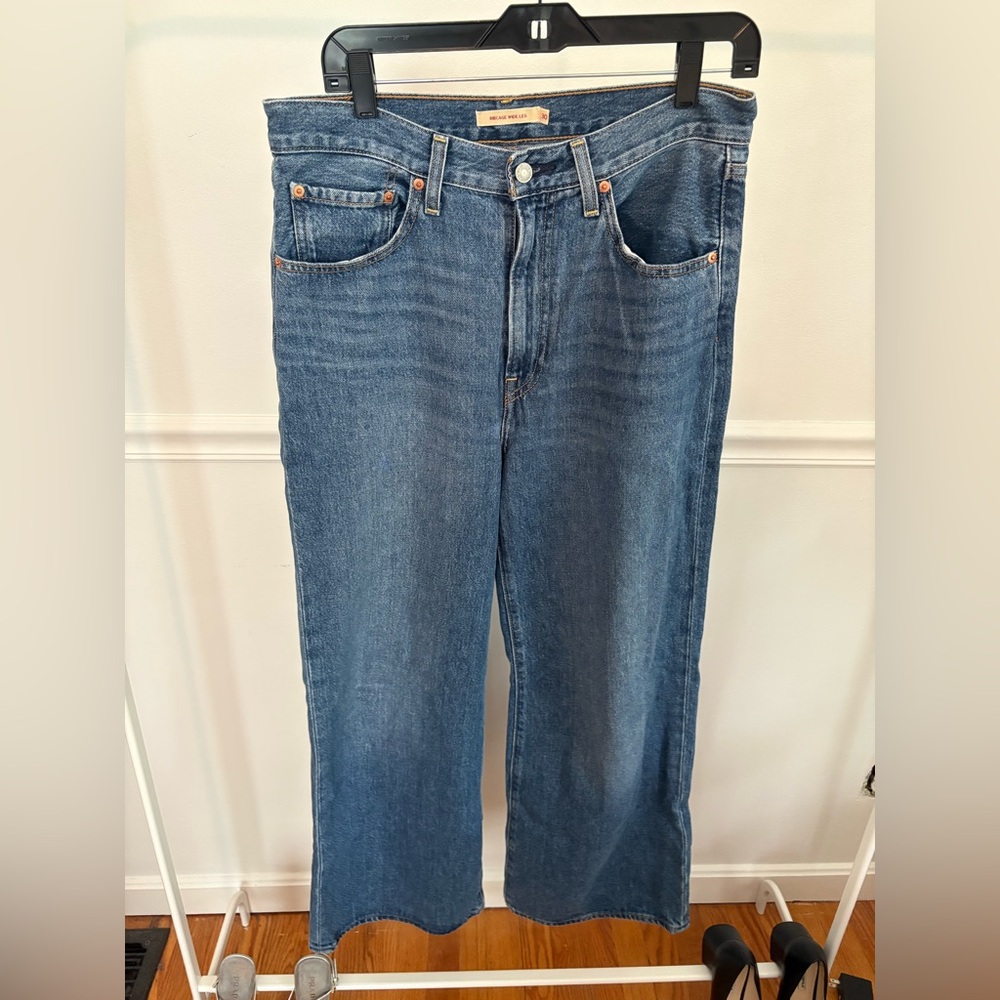 Levi's Blue Flare & Wide Leg Jeans